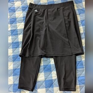 18" Black Snoga Athletic Skirt/Skort
